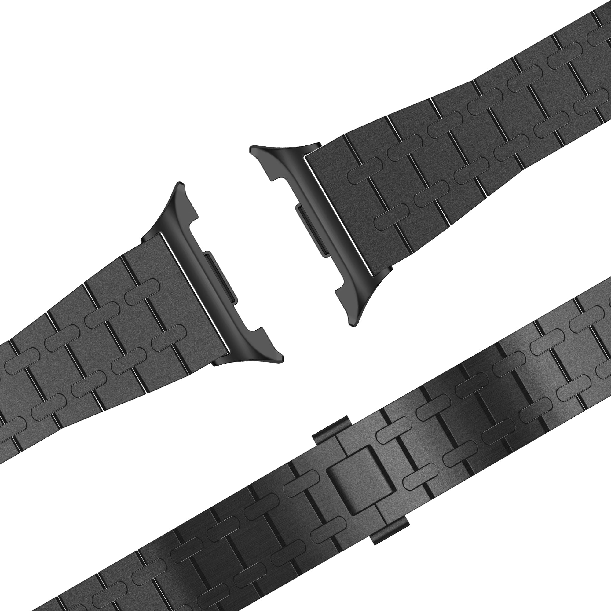 Bandz Samsung Galaxy Watch 8 - 44mm Steel Strap 'Royal' (Black)