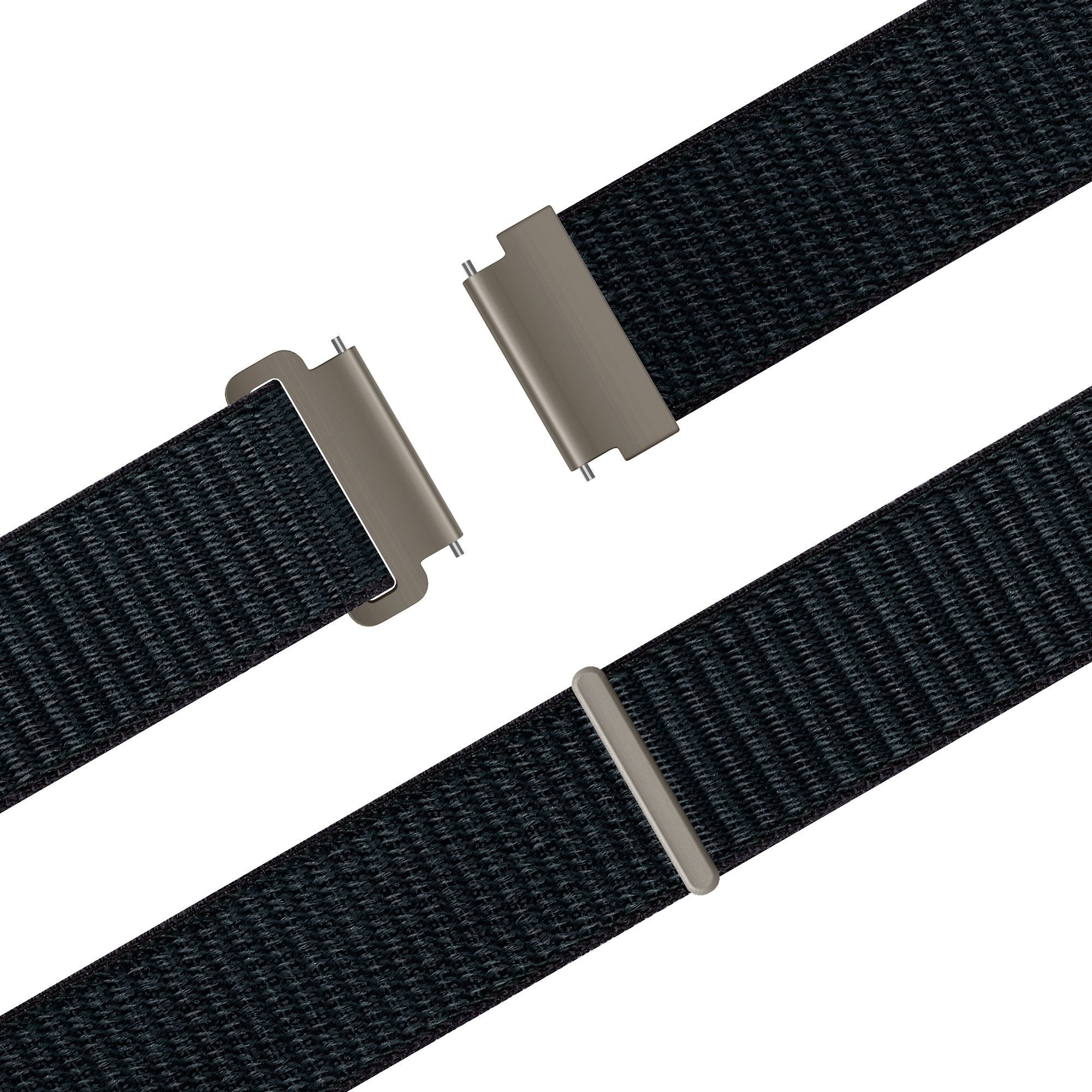Bandz Huawei Watch 3 (Pro) Nylon Strap 'Easy Fit' (Greyblue)