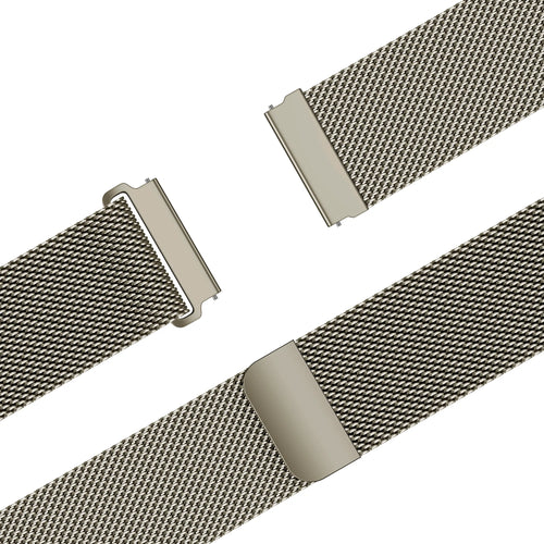 Bandz Huawei Watch GT 'One Push' Milanese Strap (Titanium)