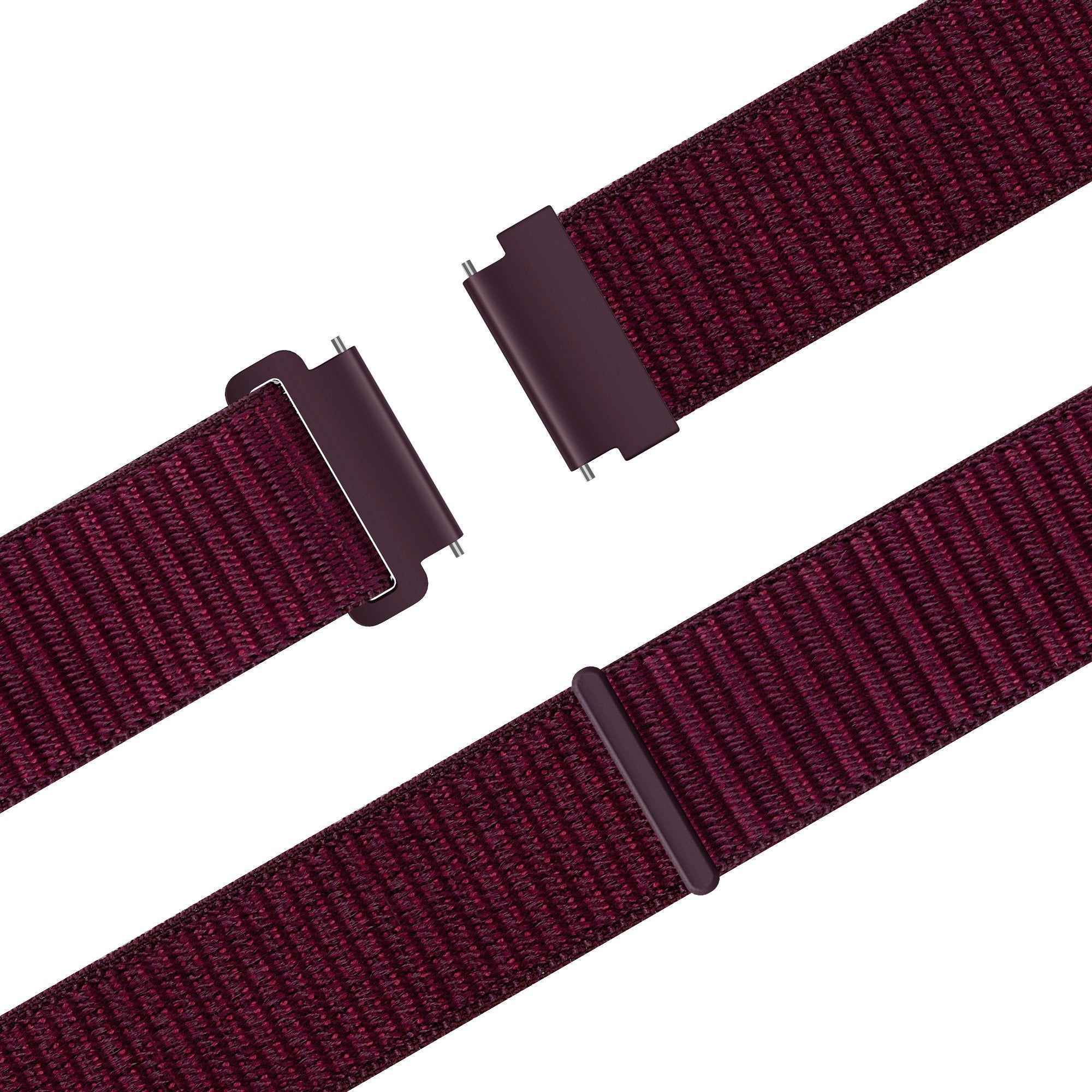 Bandz Amazfit Bip U (Pro) Nylon Strap 'Easy Fit' (Plum)