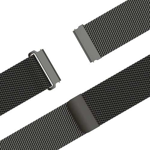 Bandz Motorola Moto Watch - 47mm Milanese Strap 'Easy Fit' (Titanium Grey)