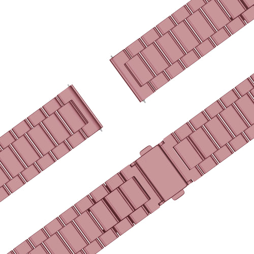 Bandz Garmin Venu 4 - 41mm Steel Strap 'Classic' (Pink)