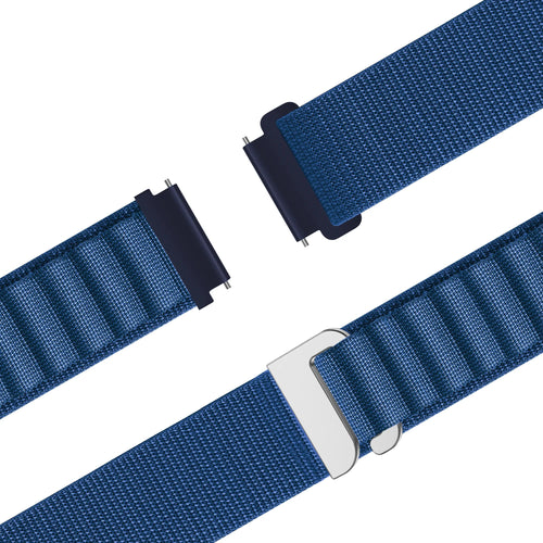Bandz Garmin Forerunner 265 Alpine Nylon Strap (Blue)