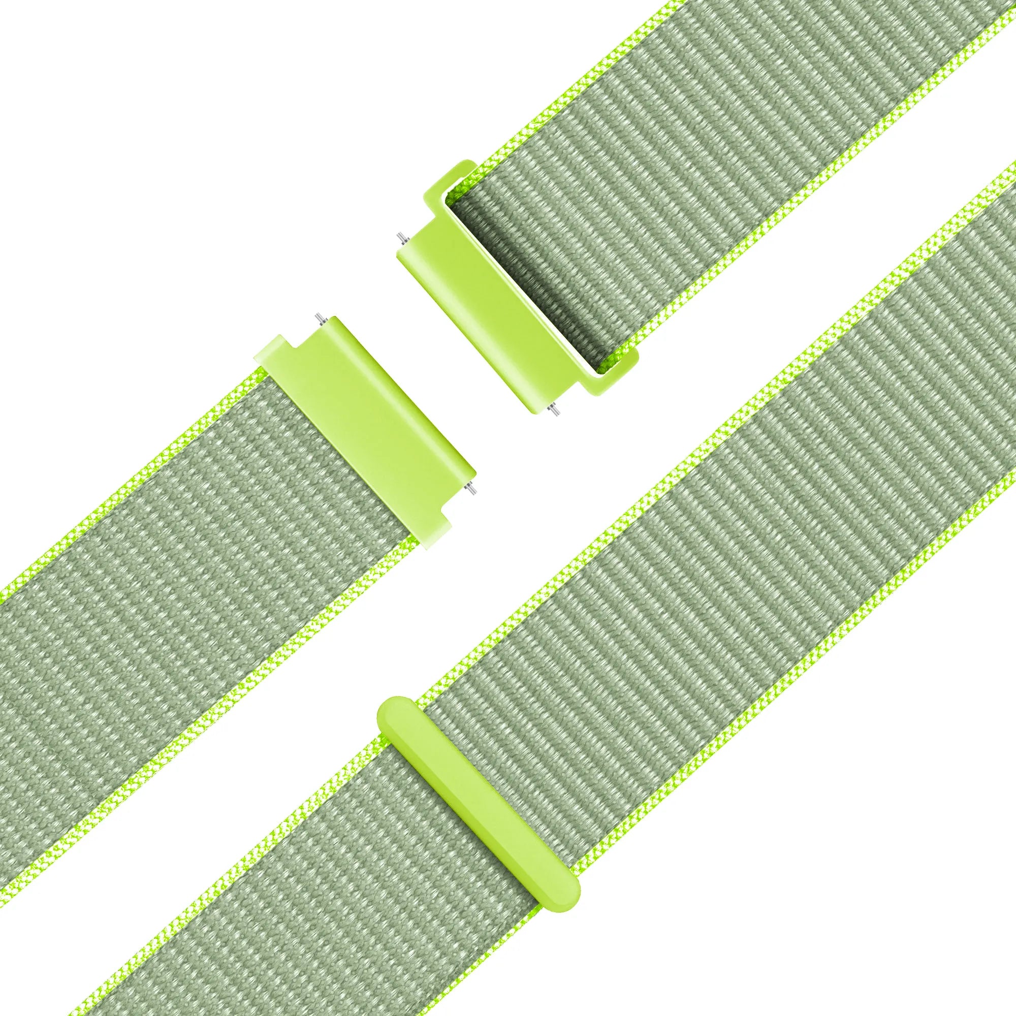 Bandz Garmin Vivoactive 4 Nylon Loop Strap (Flash Yellow)