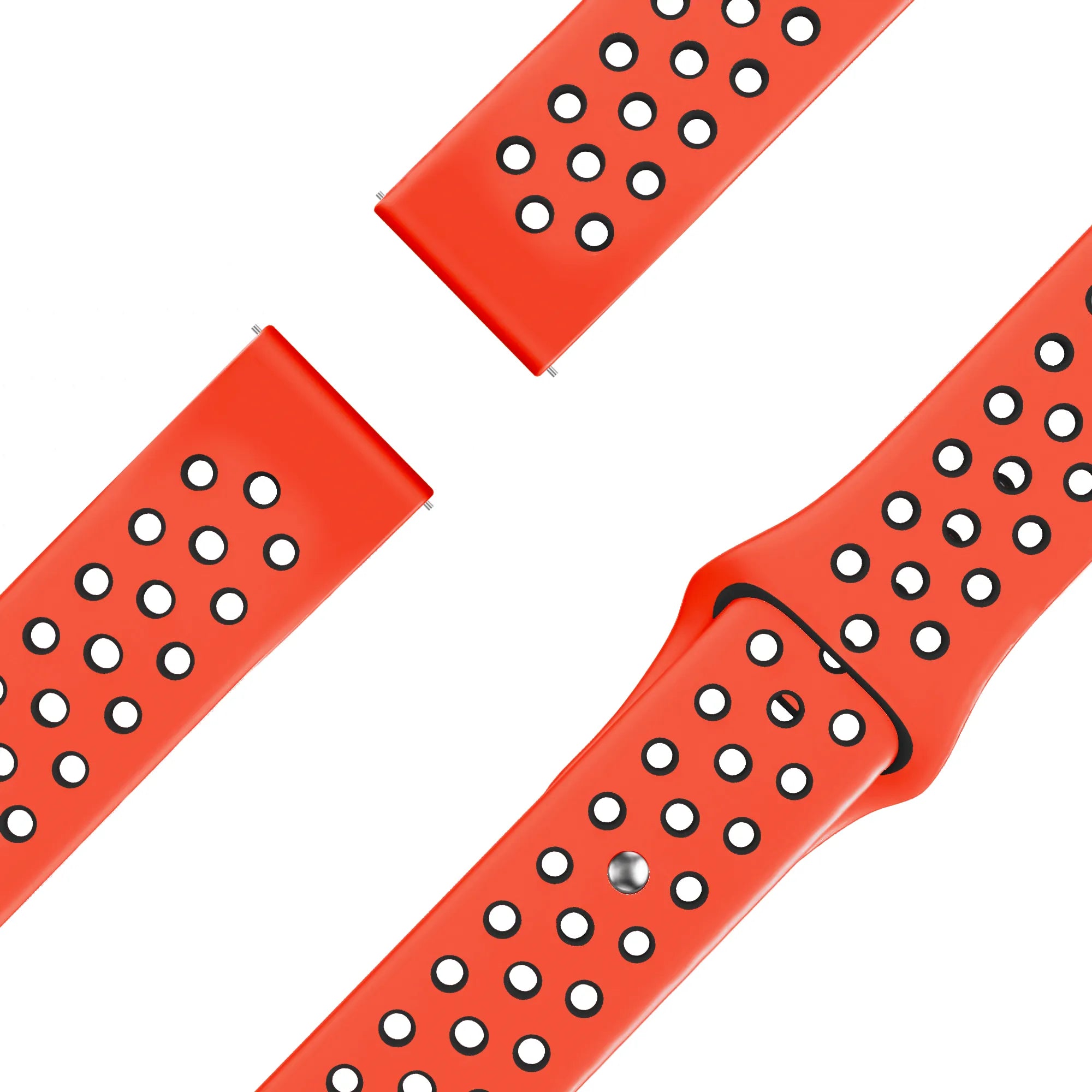 Bandz Garmin Venu 2 Sport Strap 'Deluxe' (Red/Black)