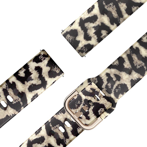 Silicone Strap, laid flat, joined, 45° top view