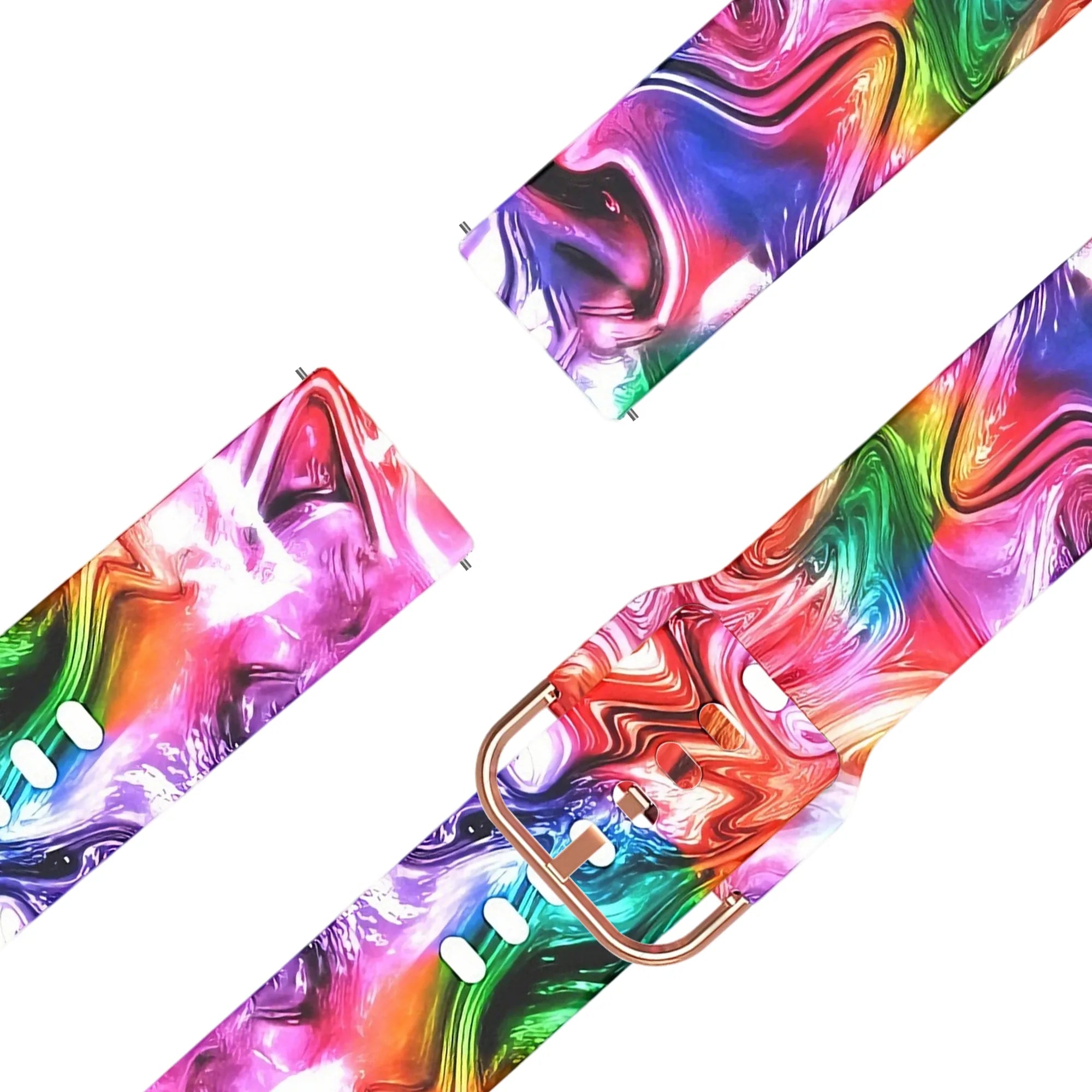 Bandz Garmin Forerunner 265s Silicone Strap 'Colourful'