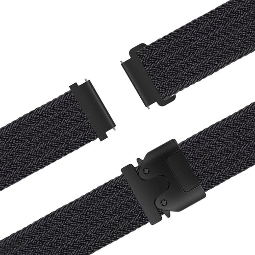 Bandz Garmin Forerunner 570 - 47mm Braided Strap 'Parachute' (Graphite)