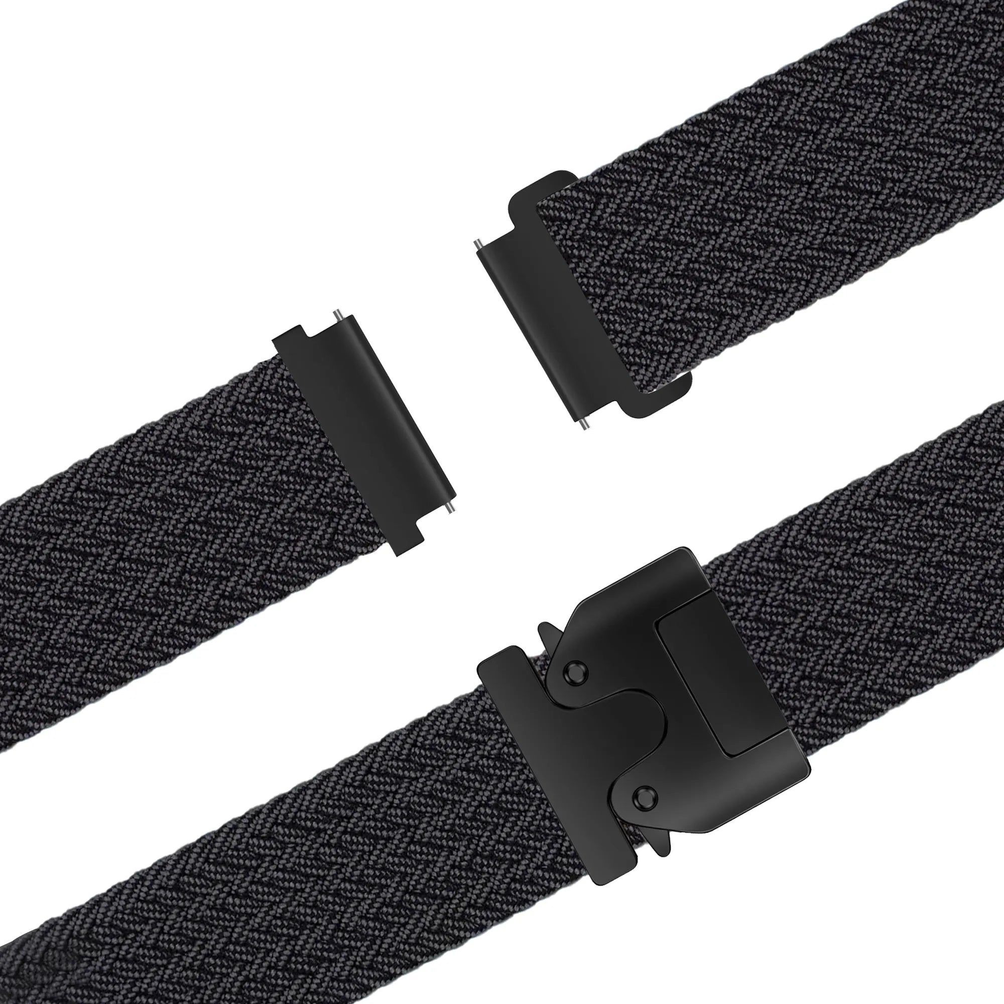 Bandz Garmin Forerunner 570 - 47mm Braided Strap 'Parachute' (Graphite)