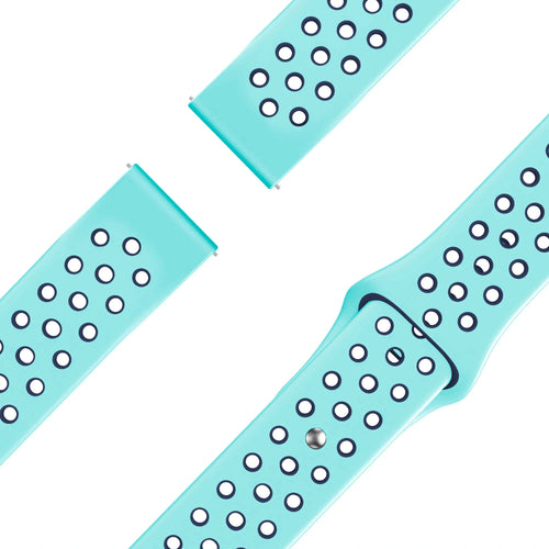 Bandz Garmin D2 Air X10 Sport Strap 'Deluxe' (Aqua/Blue)