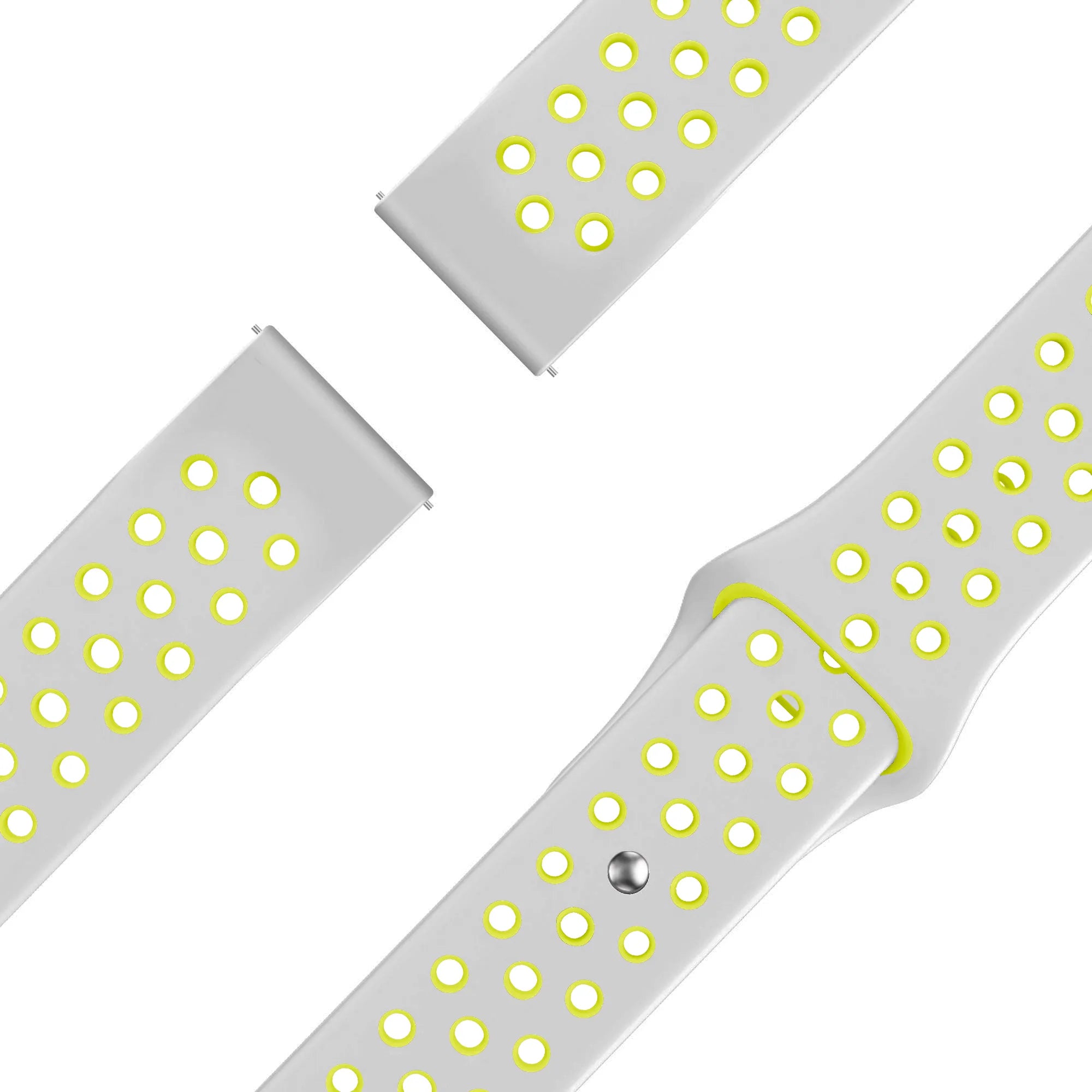 Bandz Garmin D2 Air X10 Sport Strap 'Deluxe' (Grey/Yellow)