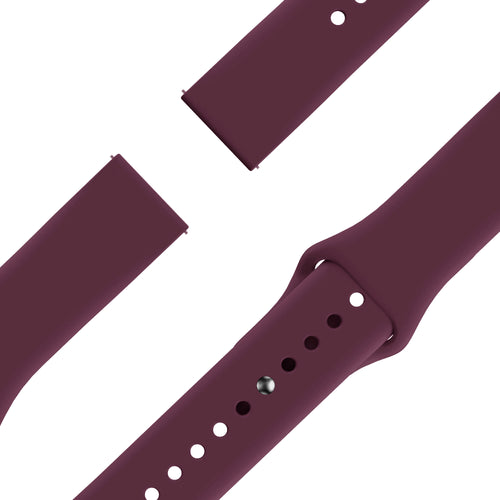 Bandz Garmin Vivoactive 4s Sport Strap 'Deluxe' (Wine Red)