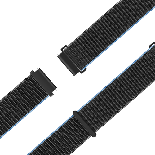 Bandz Garmin Vivoactive 4 Nylon Loop Strap (Charcoal)