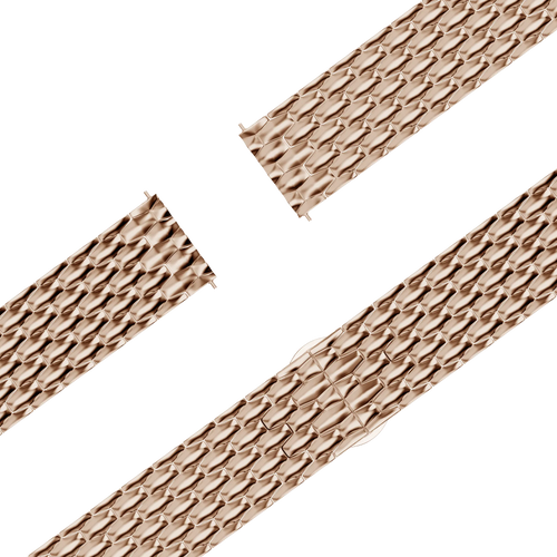Bandz Garmin Forerunner 70 Steel Strap 'Dragon' (Rose Gold)