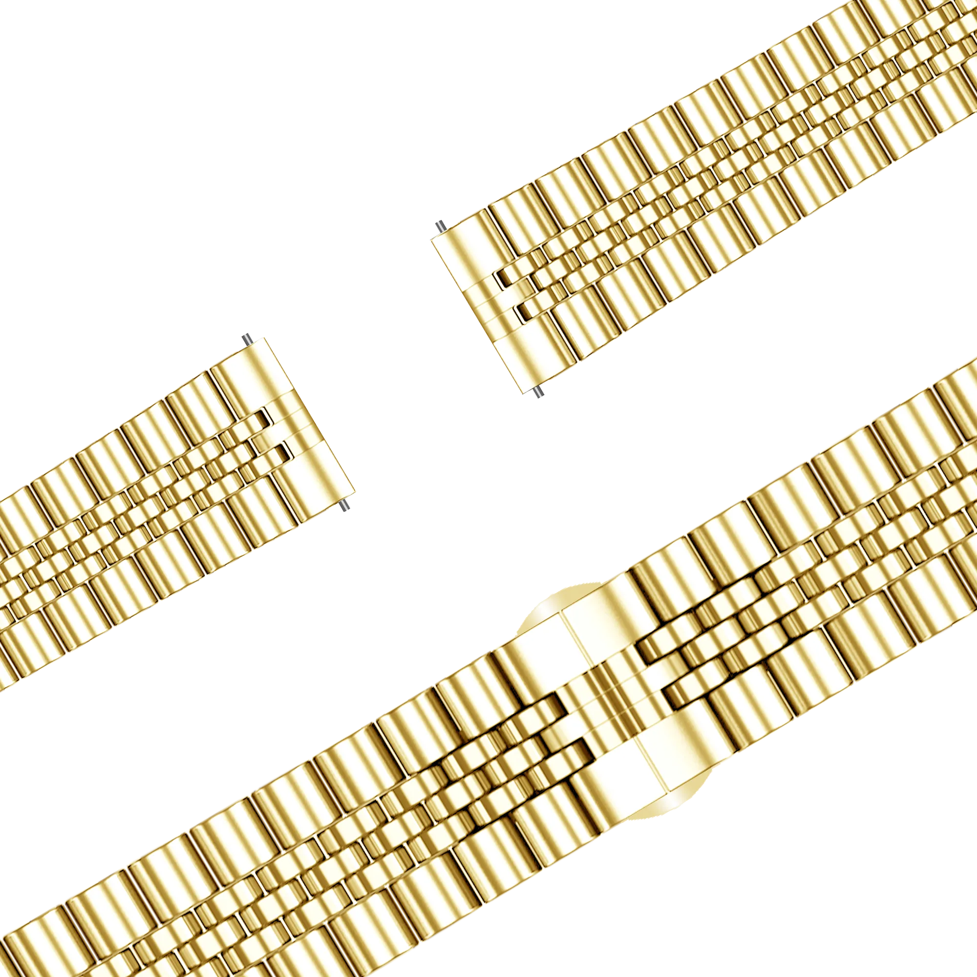 Bandz Garmin Forerunner 265s Steel Strap 'Jubilee' (Gold)
