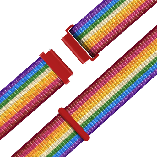Bandz Garmin Forerunner 170 Nylon Loop Strap (Rainbow)