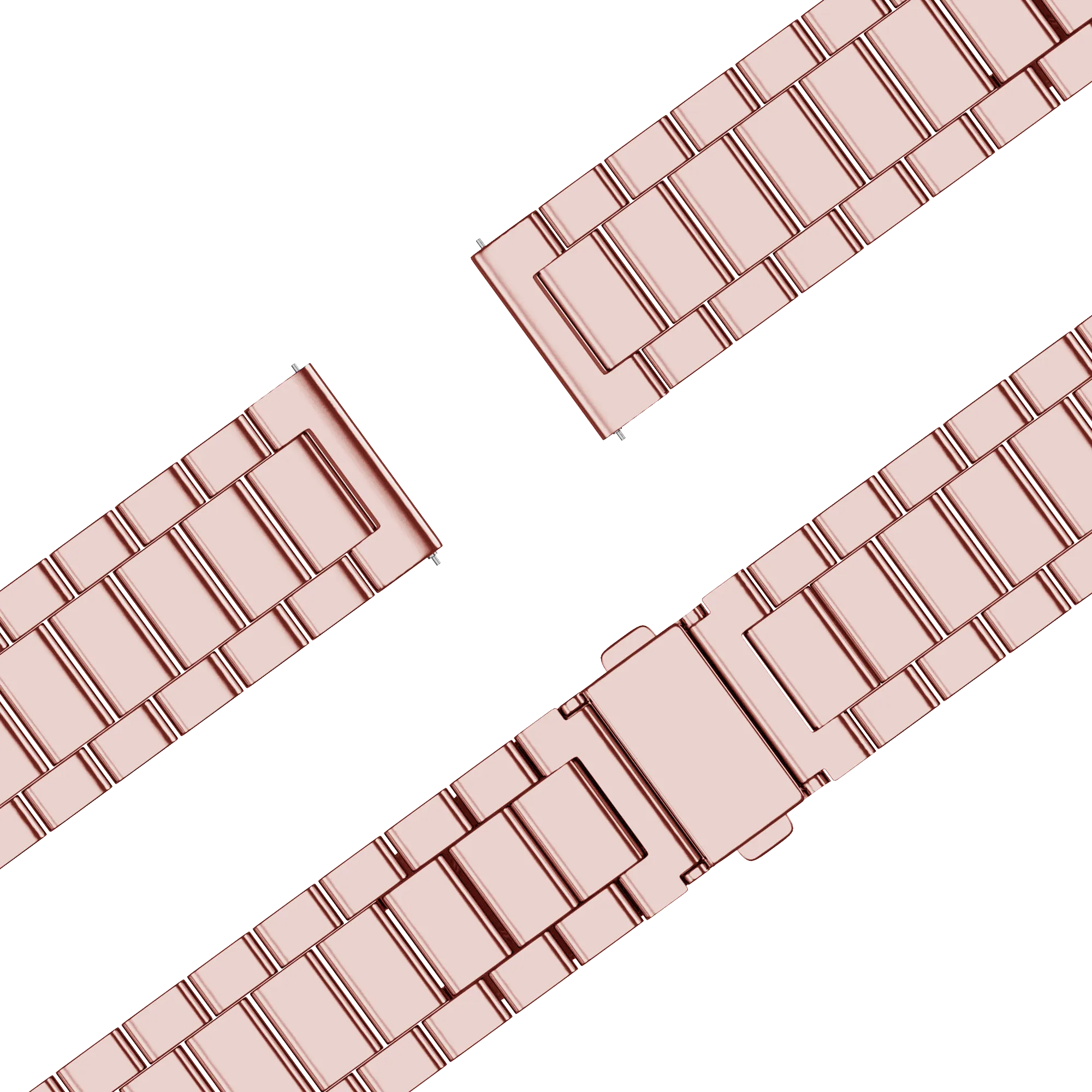 Bandz Garmin Forerunner 70 Steel Strap 'Classic' (Pink)