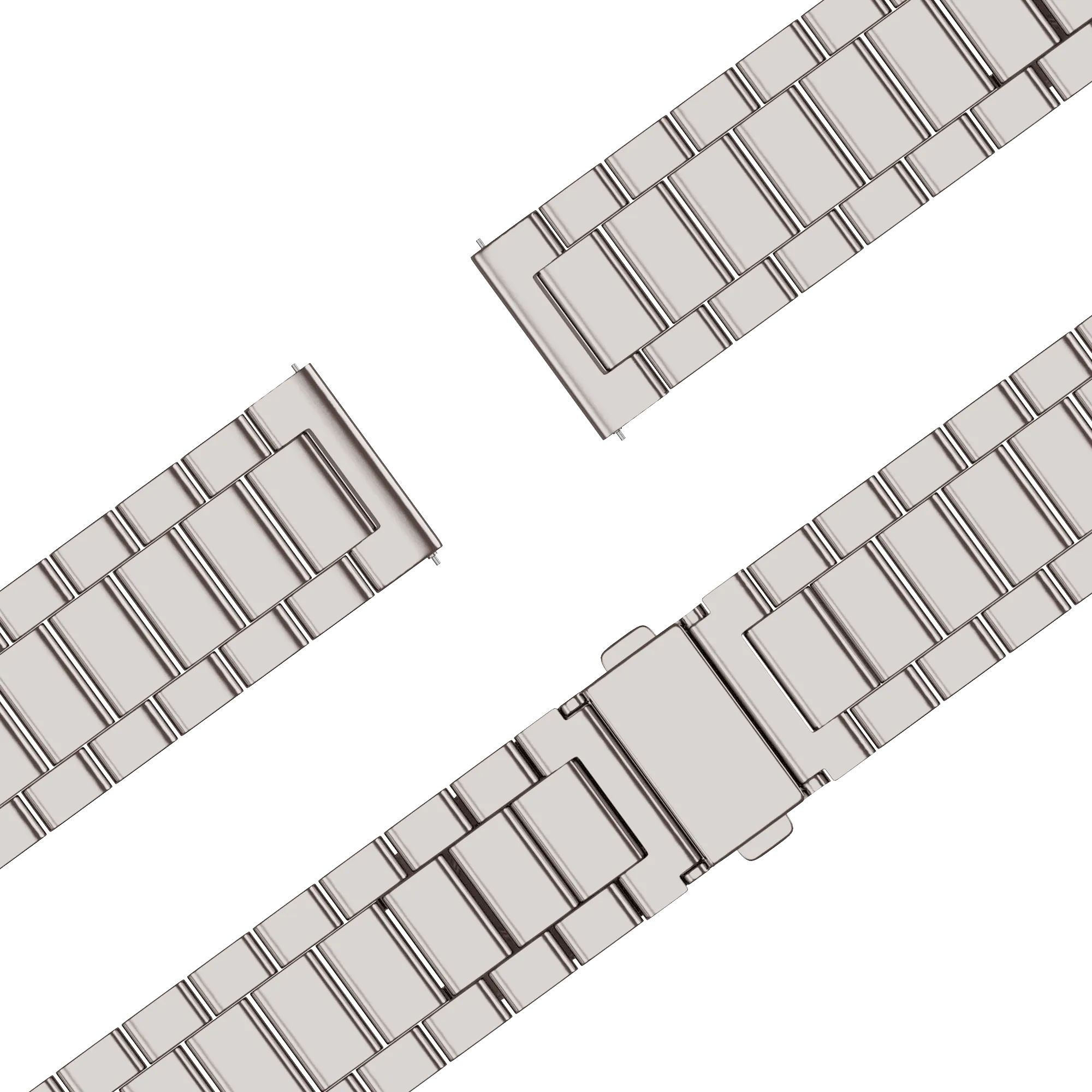 Bandz Garmin Forerunner 170 Steel Strap 'Classic' (Starlight)