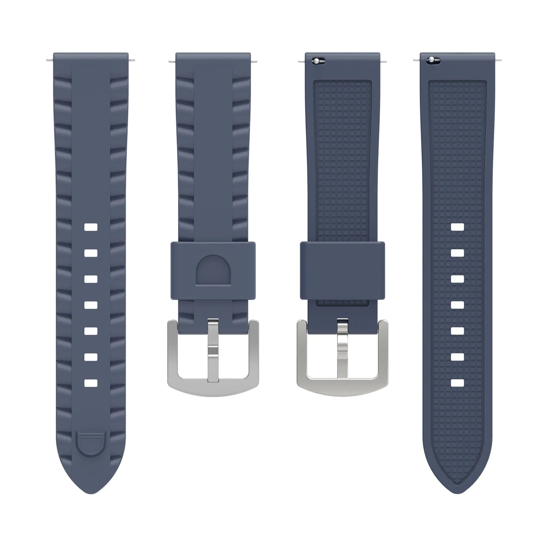 Coros Apex 4 - 46mm Wave Silicone Strap (Grey)