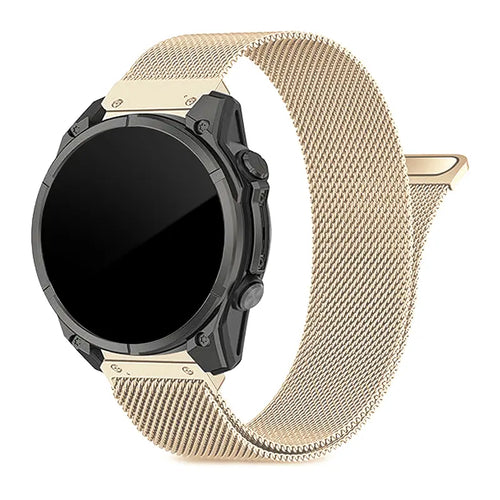 Garmin Approach S70 - 42mm Premium Milanese Strap (Champagne)