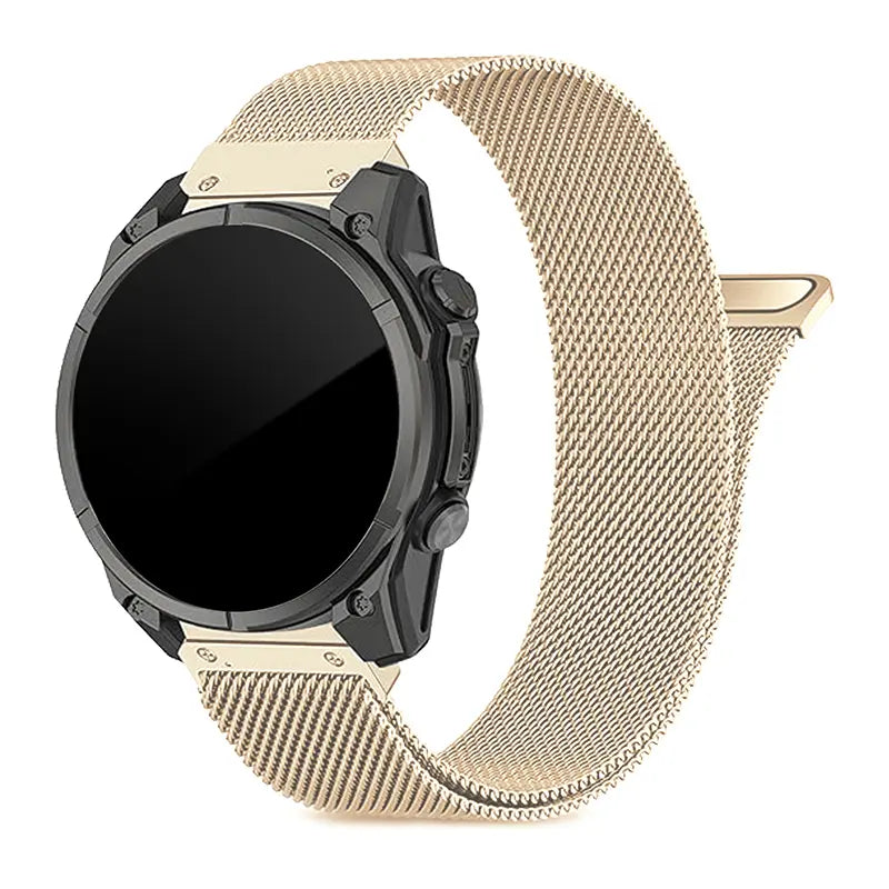 Garmin Approach S70 - 42mm Premium Milanese Strap (Champagne)