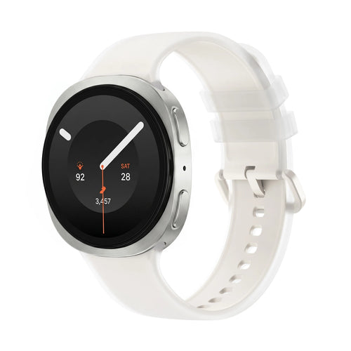 Samsung Galaxy Watch 8 Classic Jelly Silicone Strap (Cream)