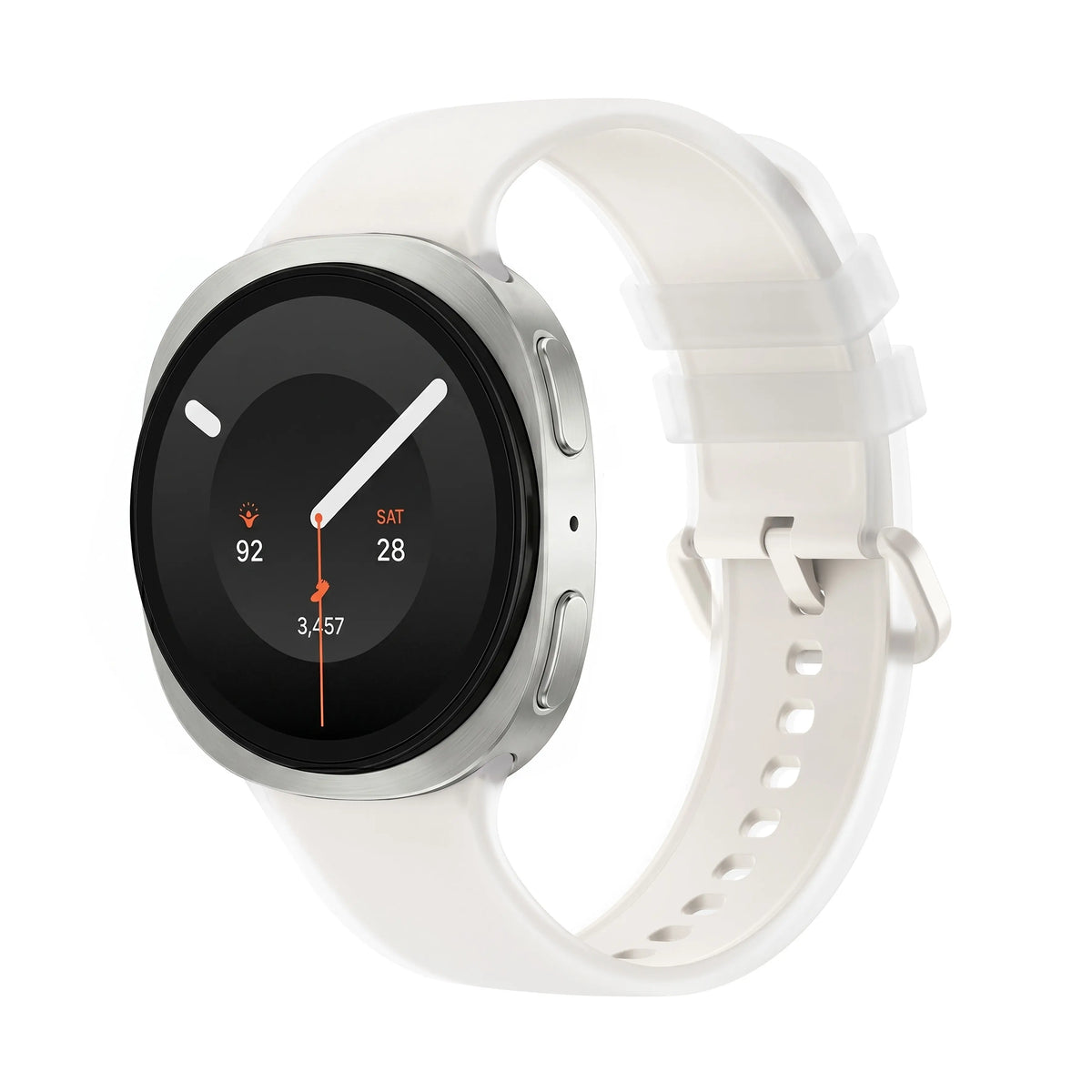 Samsung Galaxy Watch 8 Classic Jelly Silicone Strap (Cream)