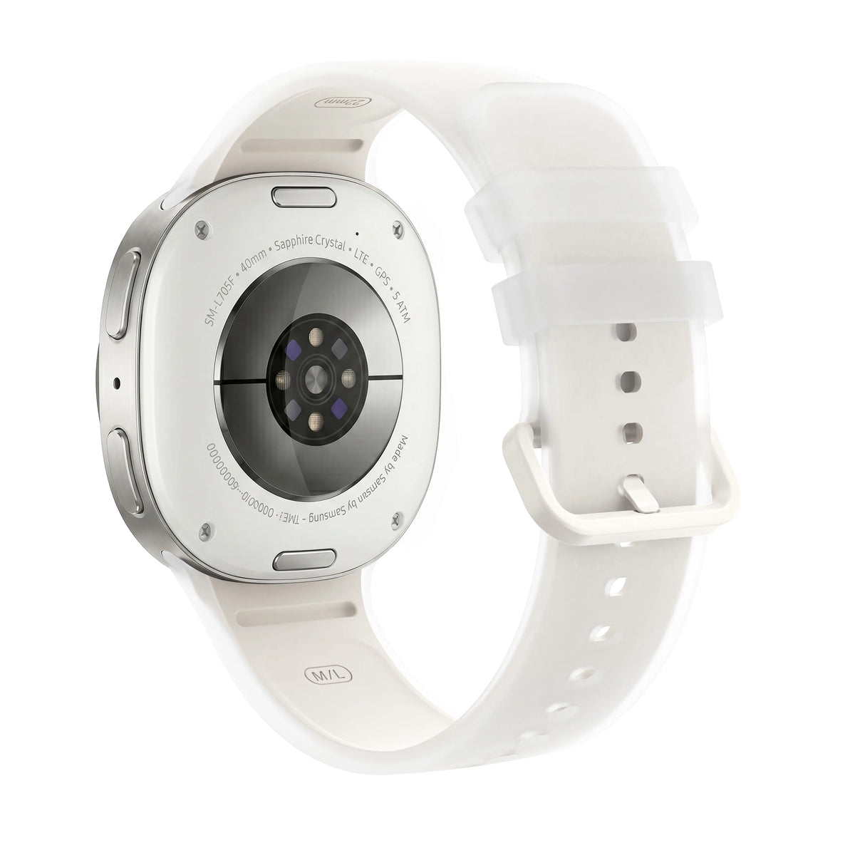 Samsung Galaxy Watch 8 Classic Jelly Silicone Strap (Cream)