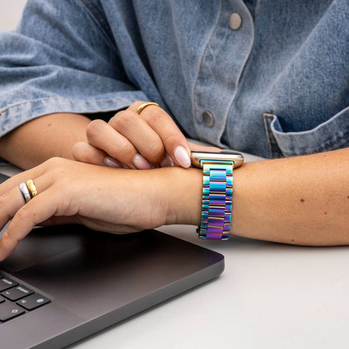 Amazfit GTS 4 Steel Strap (Rainbow)