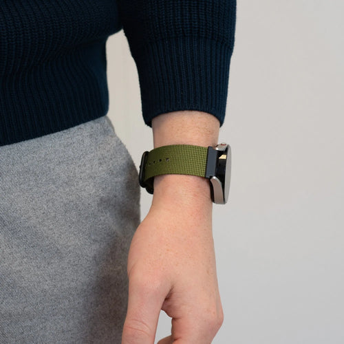Bandz Coros Pace 3 Nylon Strap with Buckle (Green)