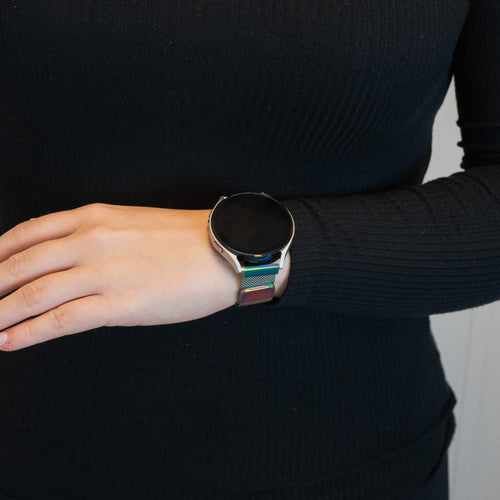 Bandz Garmin Approach S40 Milanese Loop Strap (Rainbow)