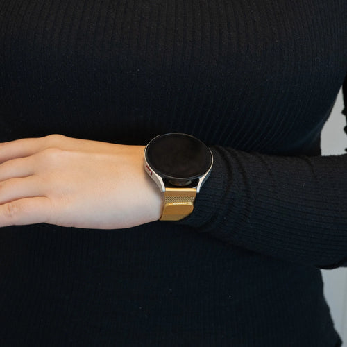 Bandz Amazfit GTS 2 Milanese Loop Strap (Gold)