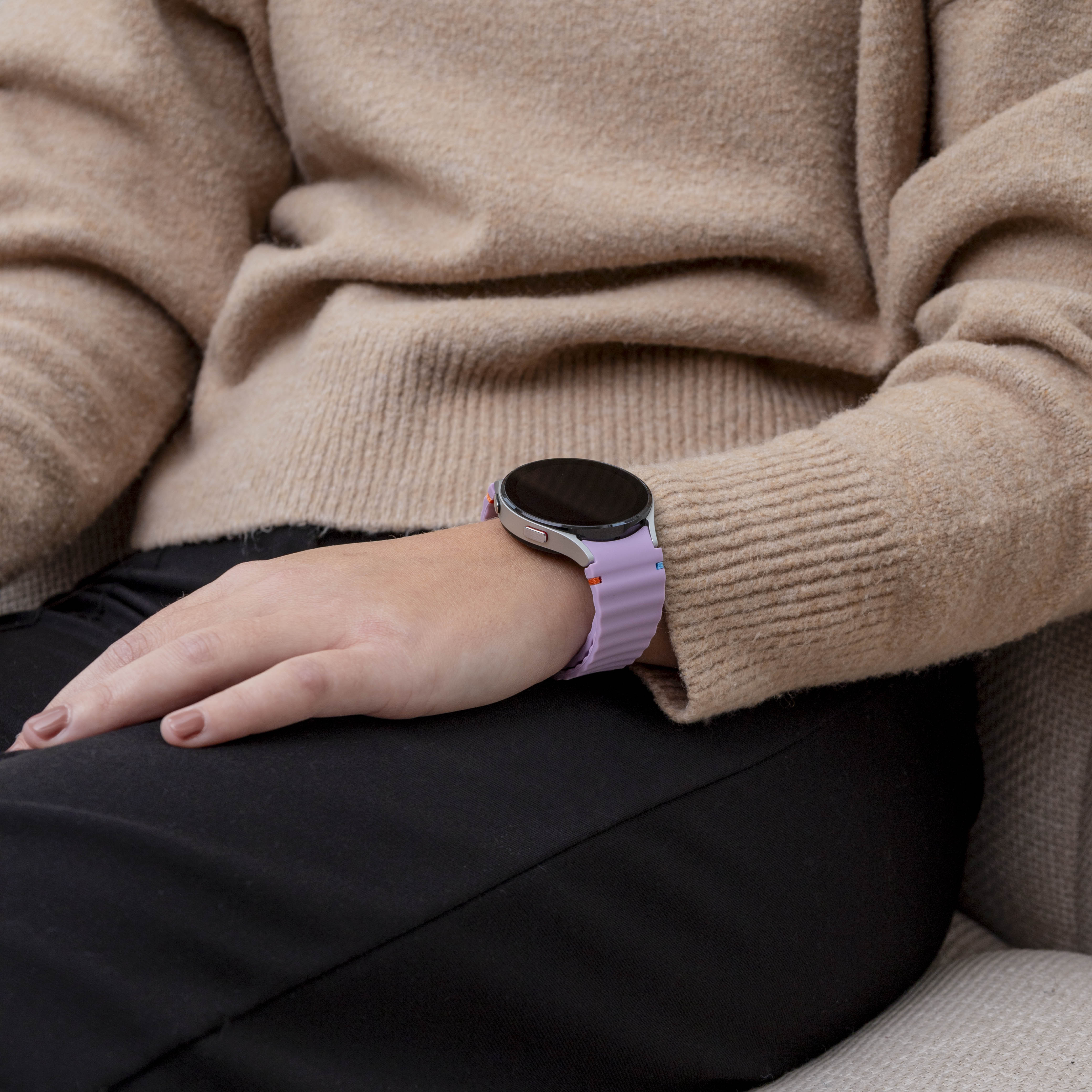 Samsung Galaxy Watch 4 44mm Wave Strap (Lavender)