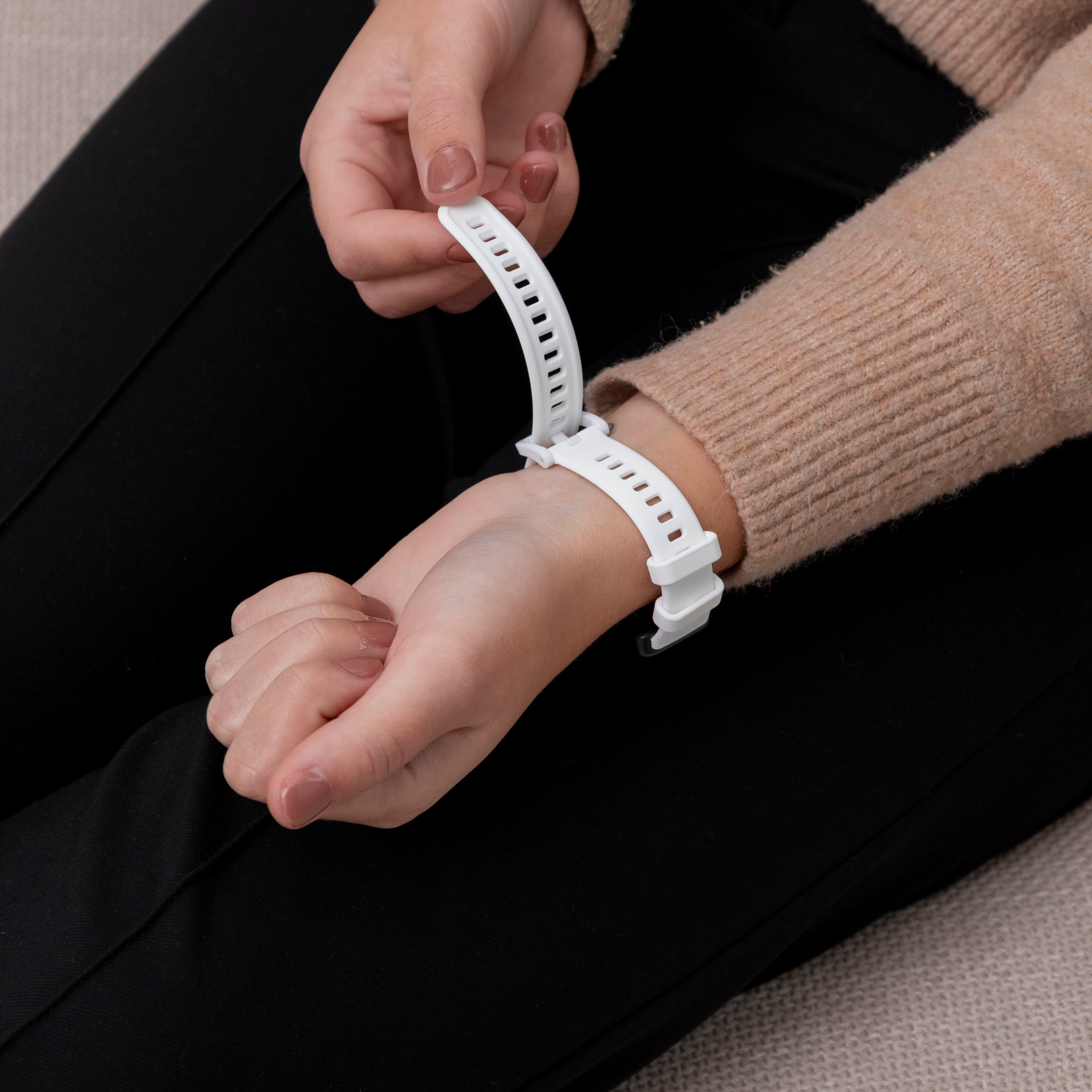 Huawei Band 8 Silicone Classic Strap (White)