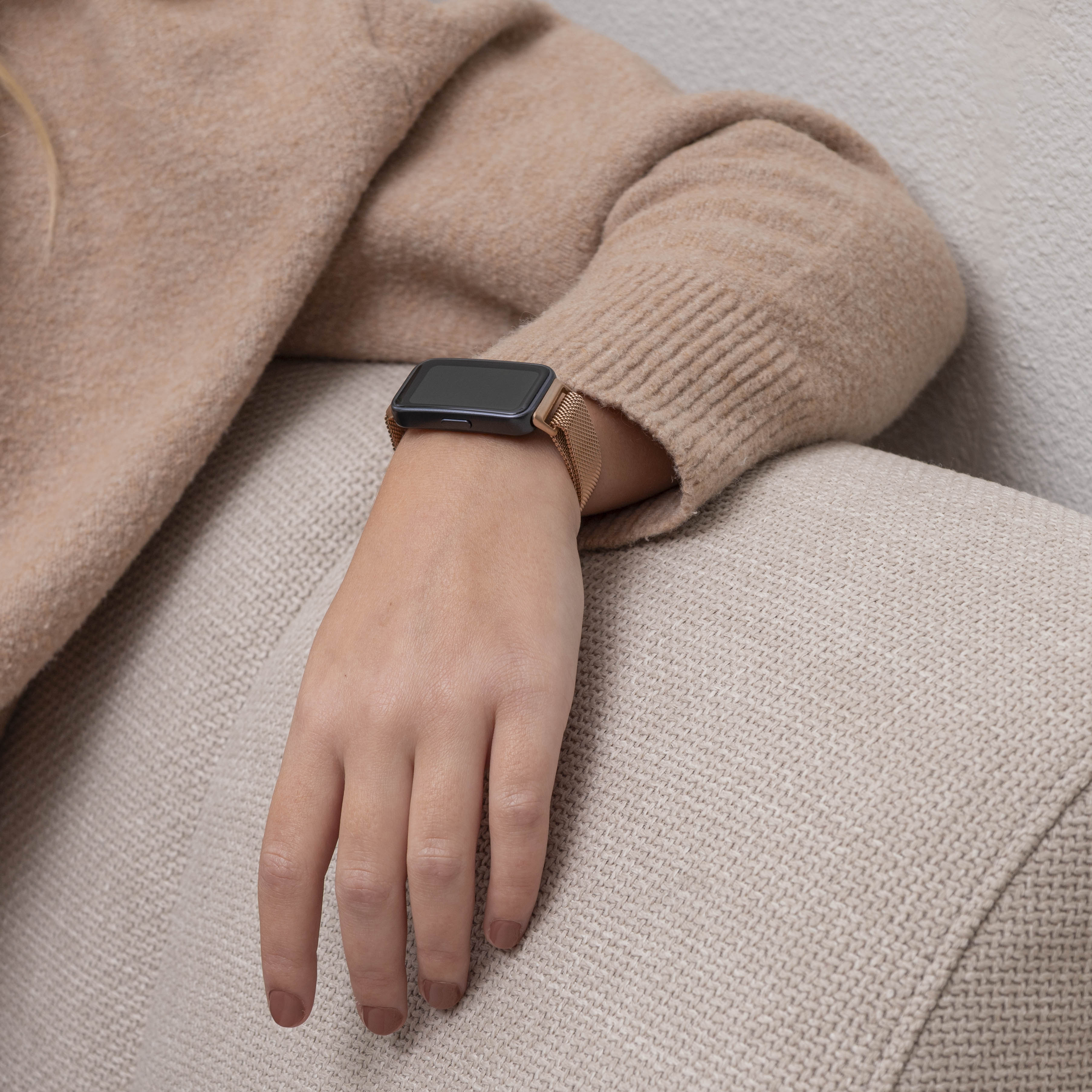 Huawei Band 10 Milanese Strap (Rose Gold)