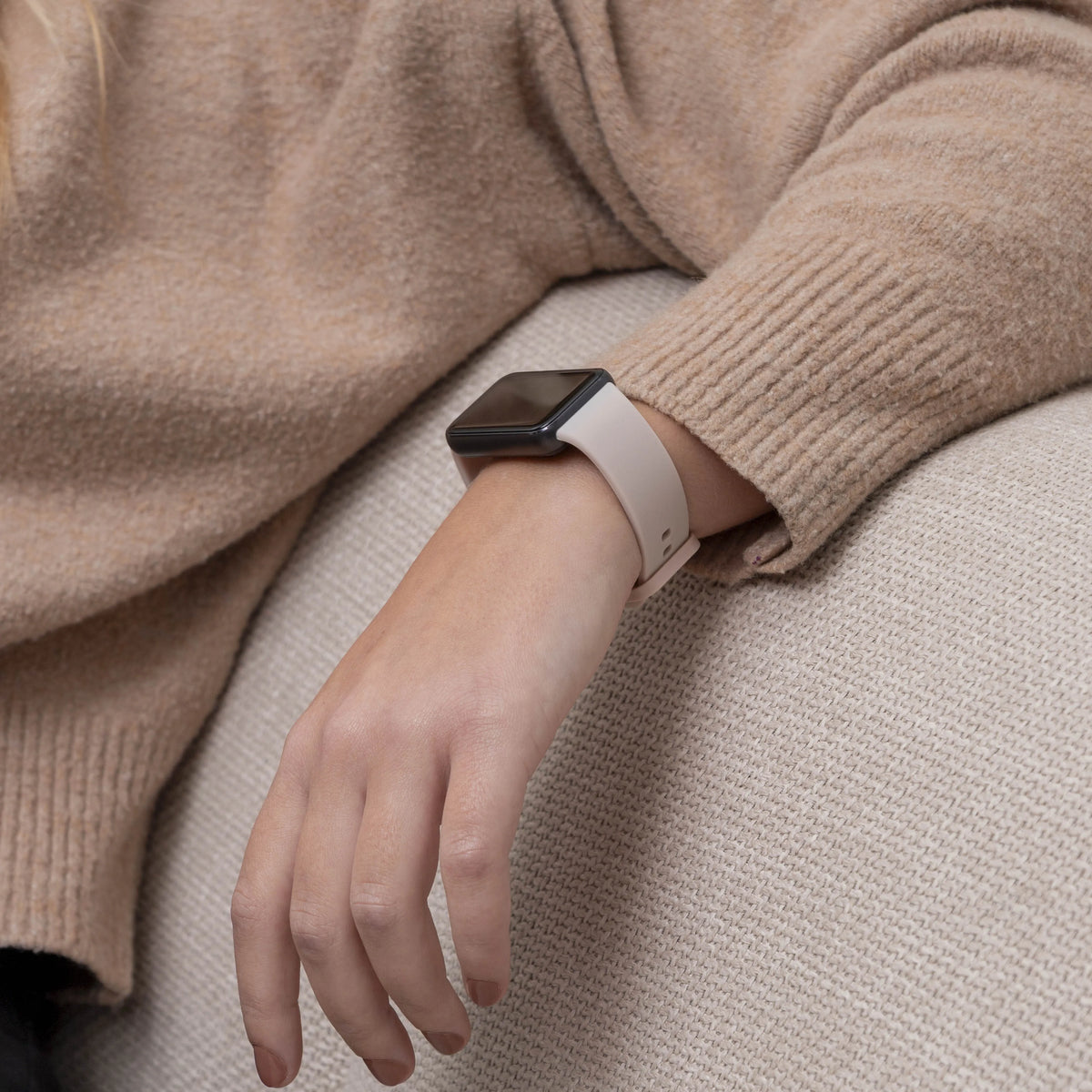 Silicone Strap, pink, lifestyle photo