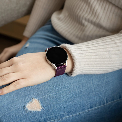 Milanese Strap, purple, lifestyle photo