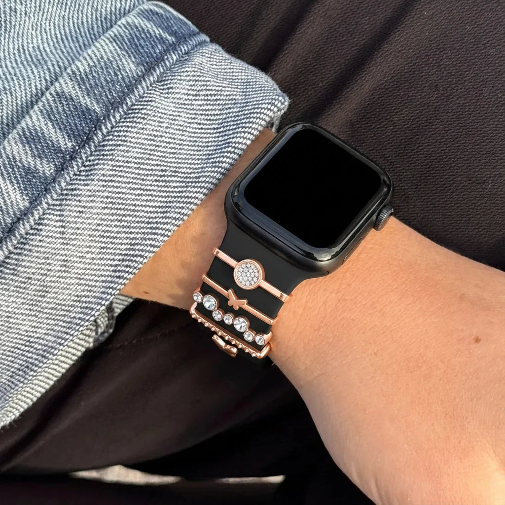 Watch Strap Charm - Butterfly (Rose Gold)