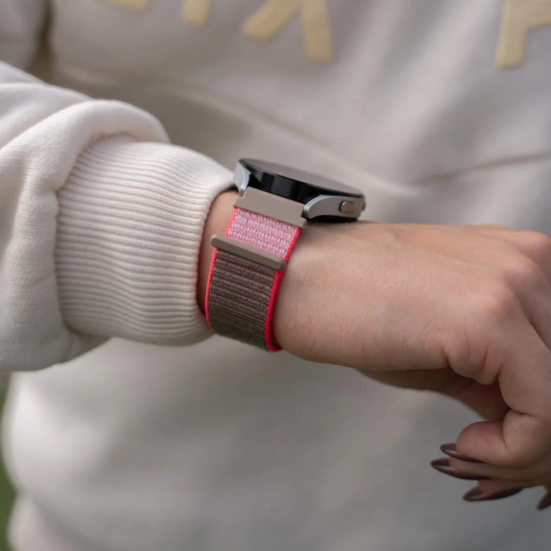 Polar Vantage M3 Nylon Strap (Neon Pink)