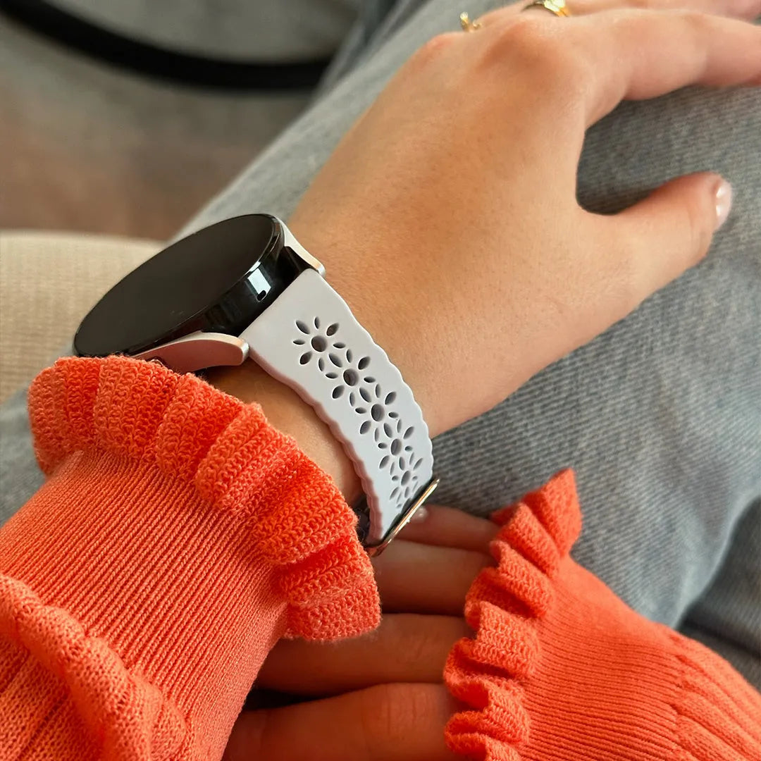 Polar Pacer Silicone Strap Patterned (Grey)