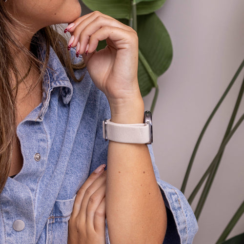 Samsung Galaxy Watch 8 - 44mm Elastic Strap (Starlight)