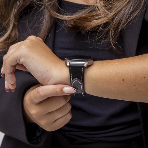 Classic Leather Strap, black, lifestyle photo