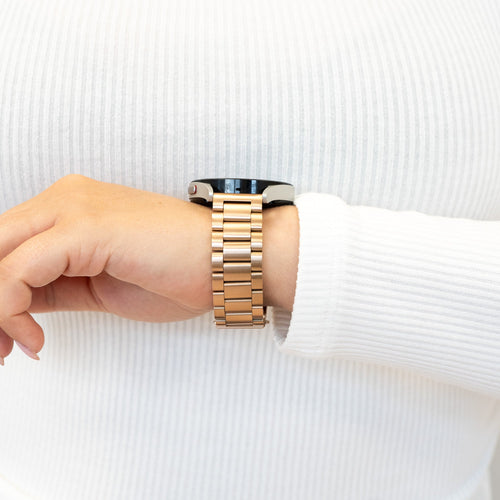 Bandz Garmin Venu SQ 2 Steel Strap 'Classic' (Rose Gold)