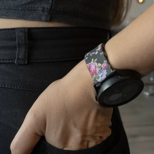 Pink Flower Amazfit Bip U (Pro) Strap