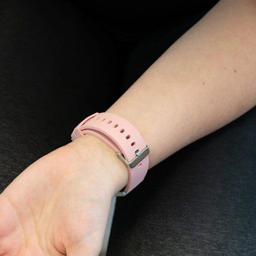 Bandz Coros Apex 4 - 42mm Silicone Strap 'Deluxe' (Pink)