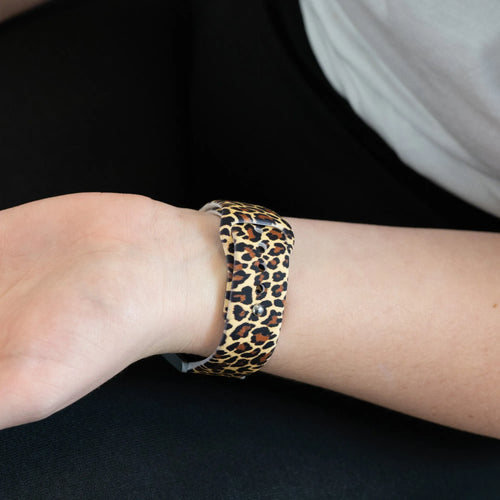 Bandz Pebble Round 2 - 20mm Patterned Strap ('Leopard')