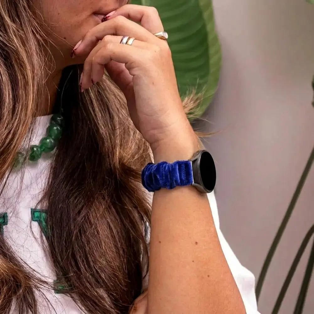 Samsung Galaxy Watch 7 - 40mm Scrunchie Strap (Blue)
