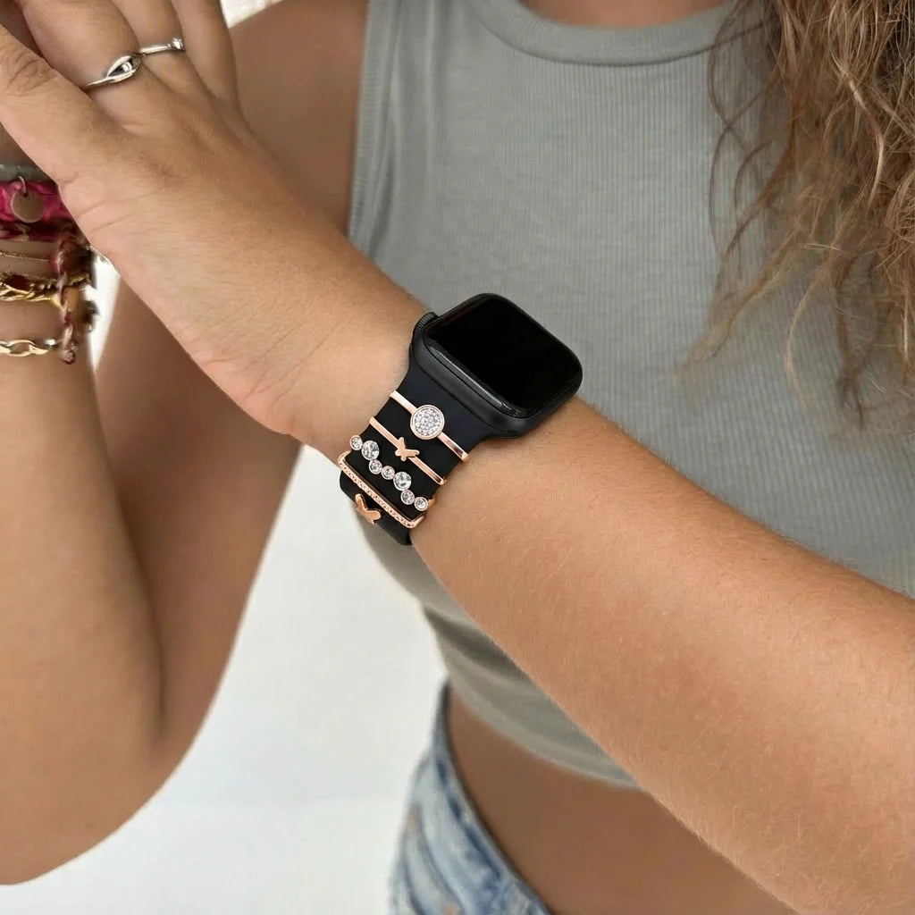 Watch Strap Charm - Butterfly (Rose Gold)