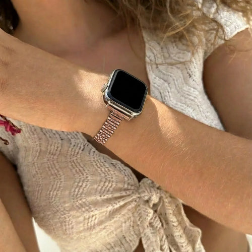 xoxo Wildhearts Apple Watch Steel Strap 'Slim' (Rose Gold)