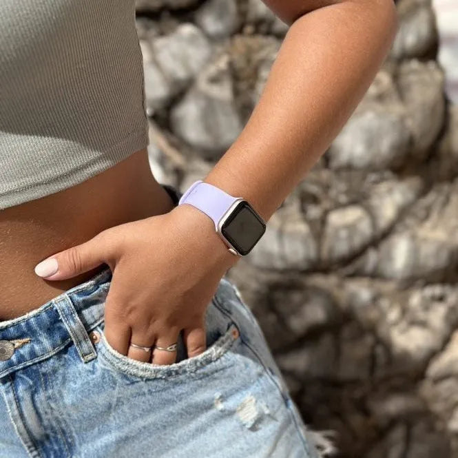 xoxo Wildhearts Apple Watch Silicone Strap (Lilac)